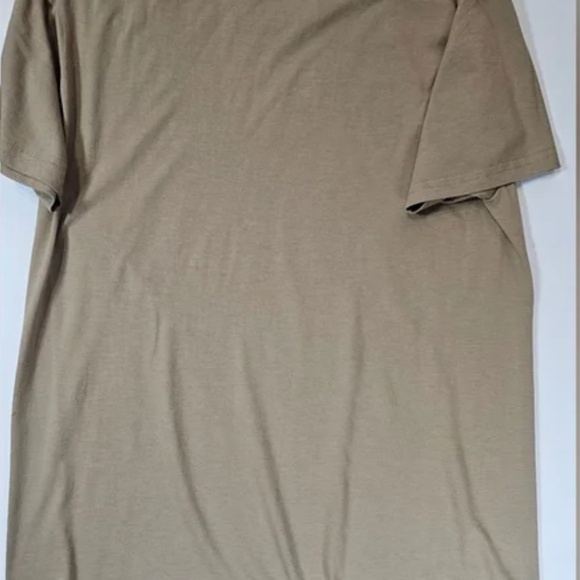 Ghost Face Shirt Mens XL Tan Short Sleeve Beach Graphic Horror Halloween Scream - Picture 2 of 6